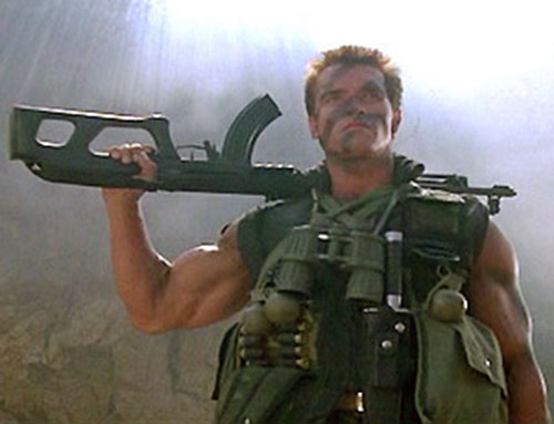 Arnold Schwarzenegger / Commando / 1985 directed by Mark L. Lester  [Twentieth Century Fox Film Corpo] Stock Photo - Alamy